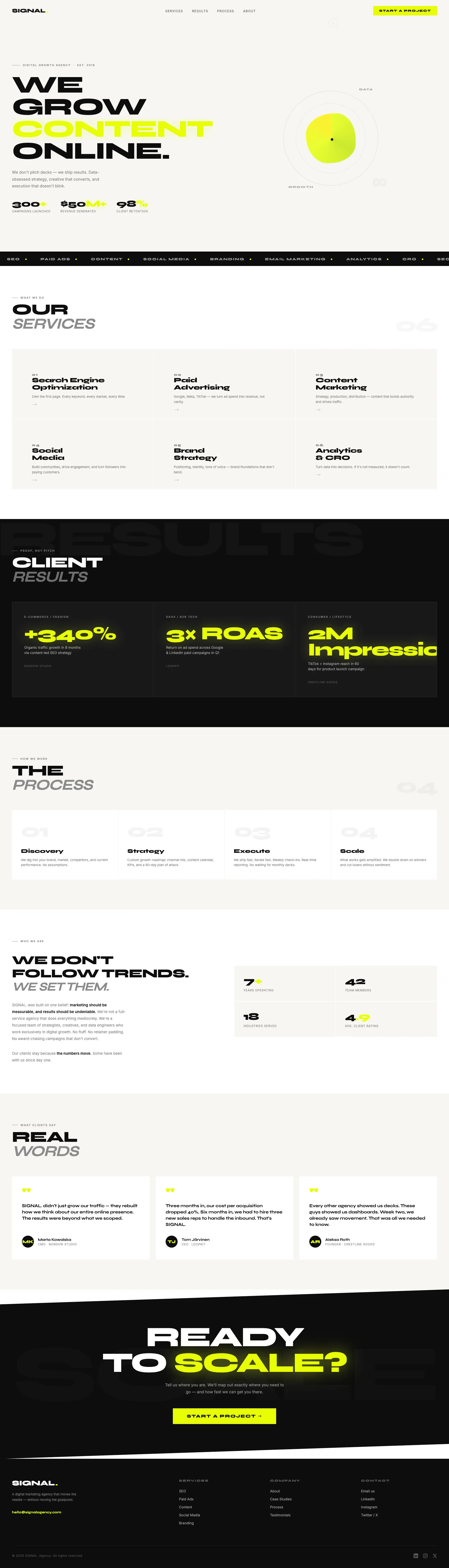 signal screenshot