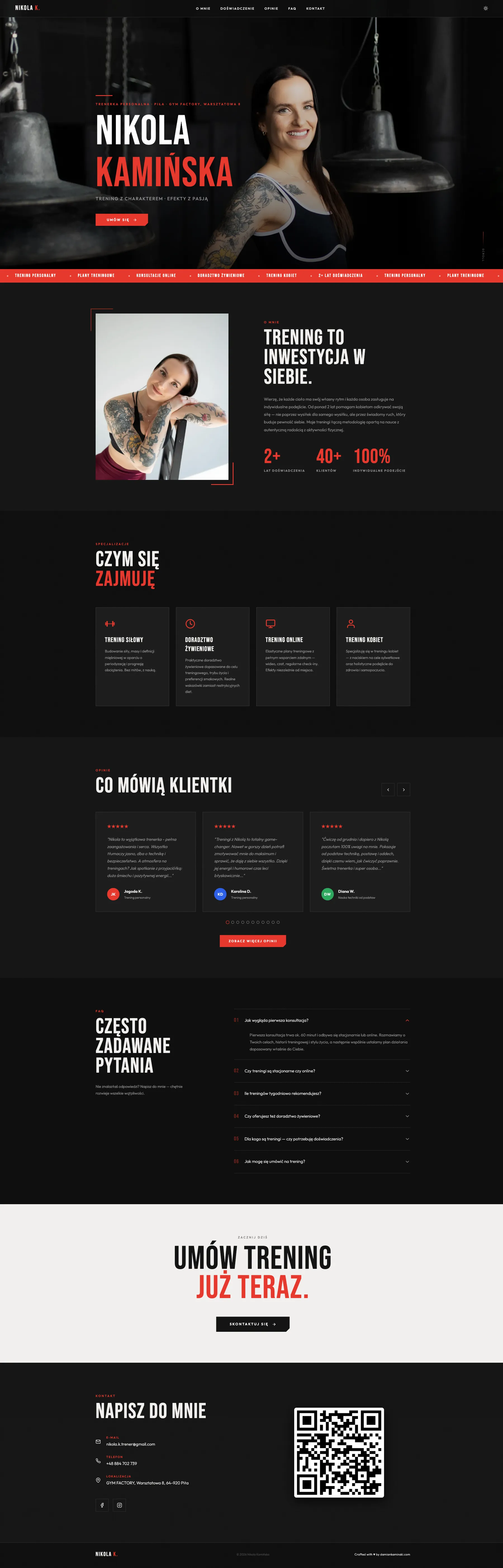 nikolakaminska.pl screenshot