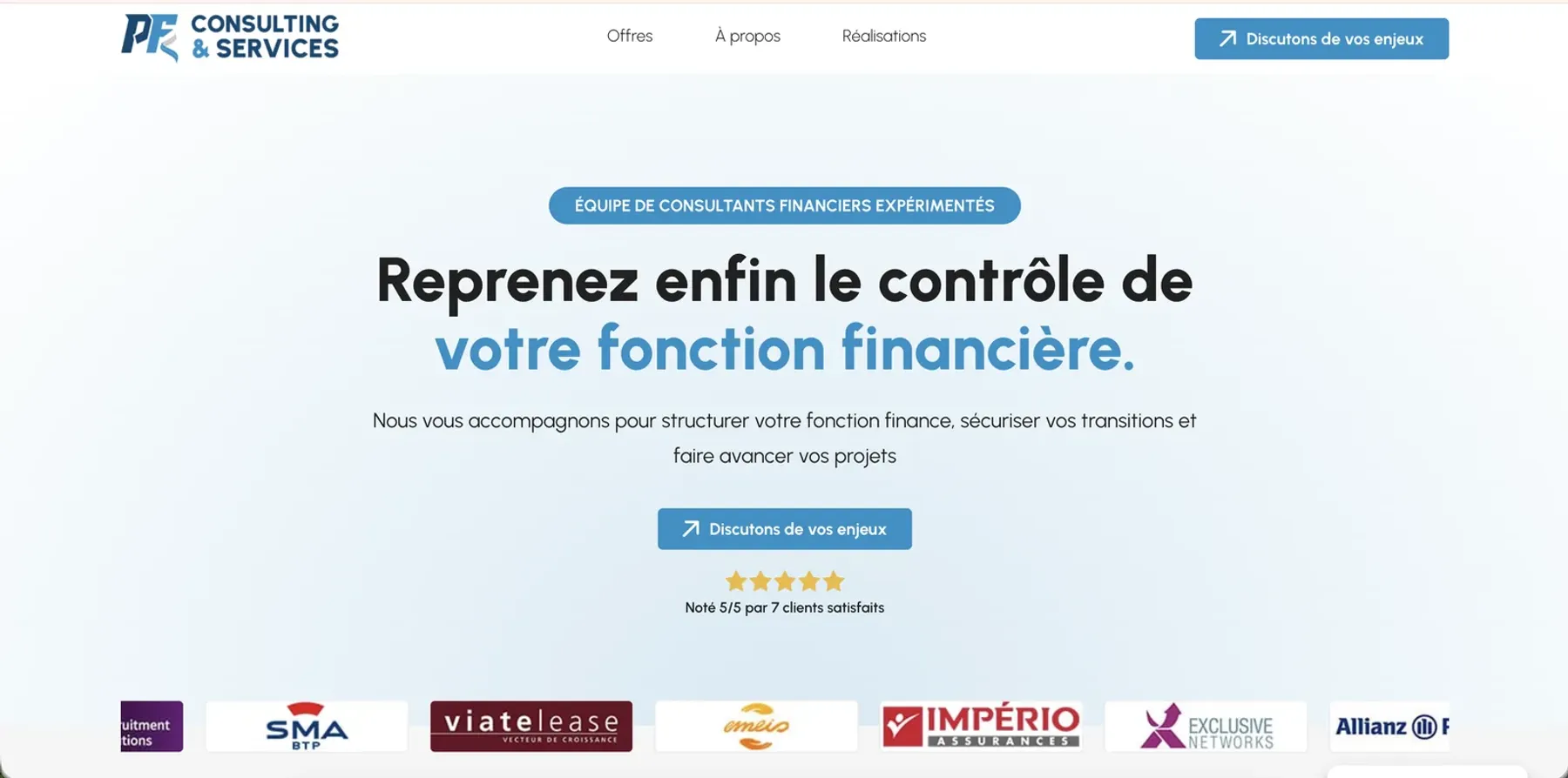 Capture du nouveau site