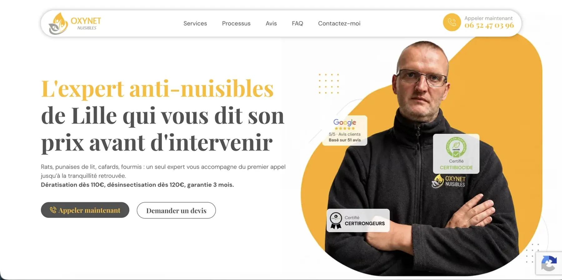 Capture du nouveau site