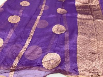 Olive Kora with Meenakari Weave — photo 4