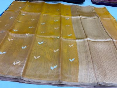 Blush Pure Tissue, Bridal Pallu — photo 4