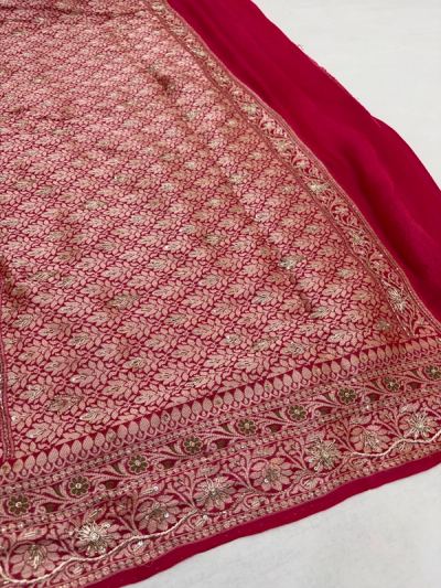Antique Gold Zardozi, Bridal — photo 4