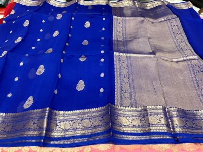 Olive Kora with Meenakari Weave — photo 1