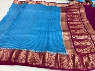 Olive Kora with Meenakari Weave — photo 3