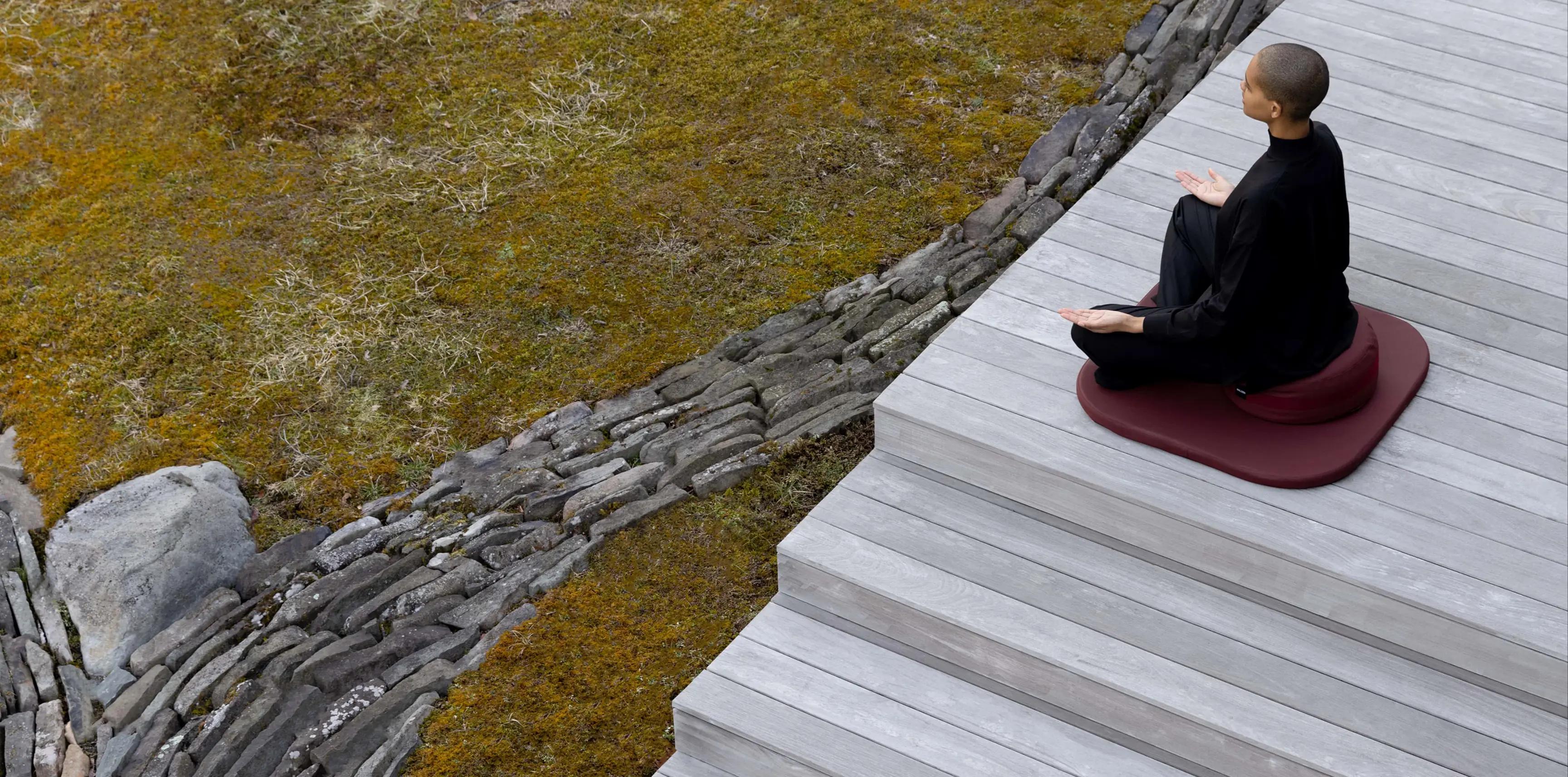 The Original Meditation Cushion + Mat Set