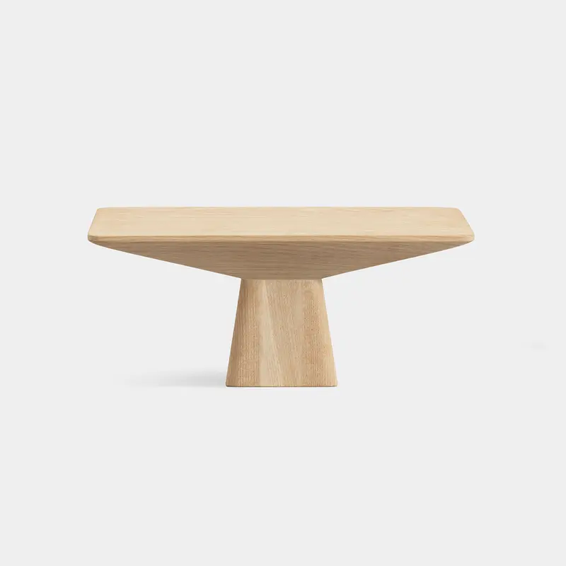Solid wood bench