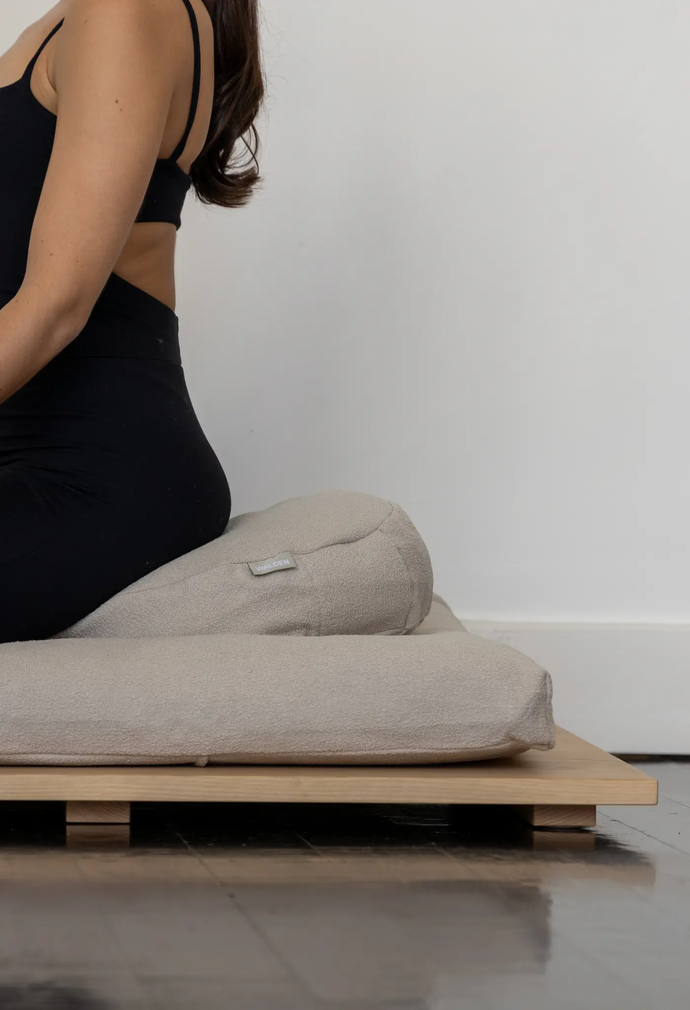 The Bouclé Meditation Cushion & Mat Set