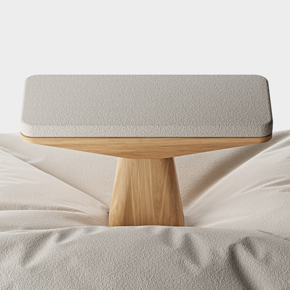 Magnetically aligned cushion