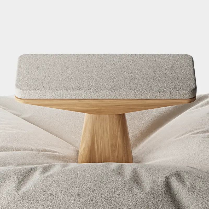 Magnetically aligned cushion