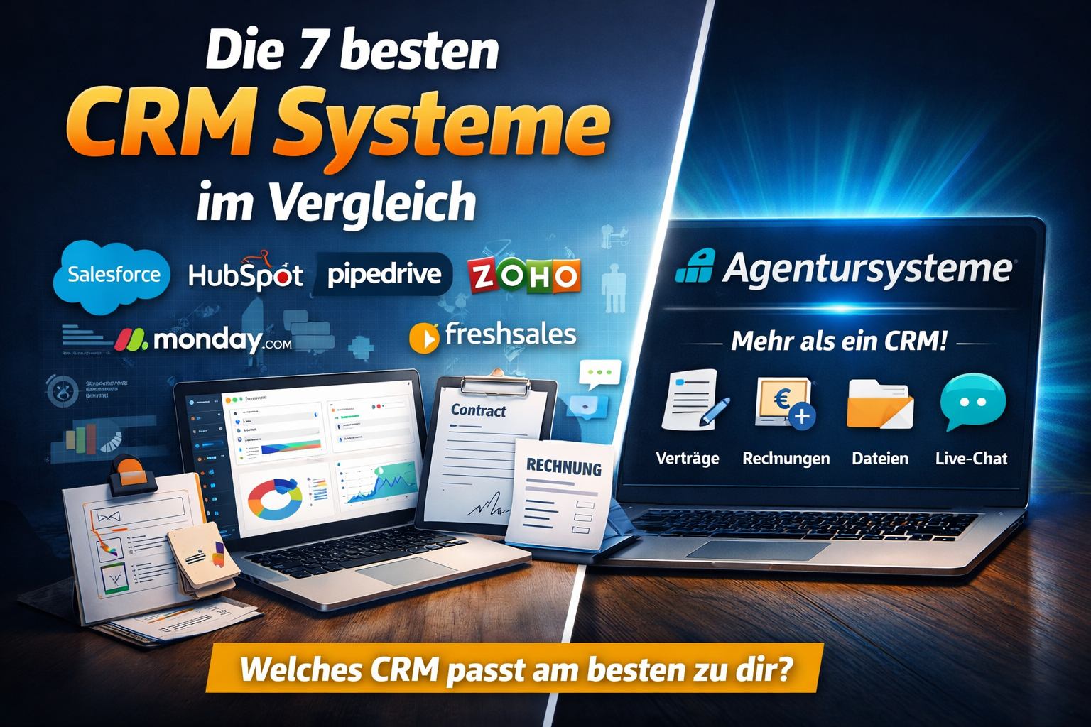 CRM System Vergleich: Hubspot und Pipedrive Alternative