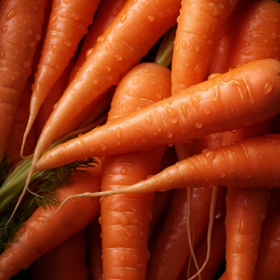 Värikäs porkkana täynnä Beetakaroteenia