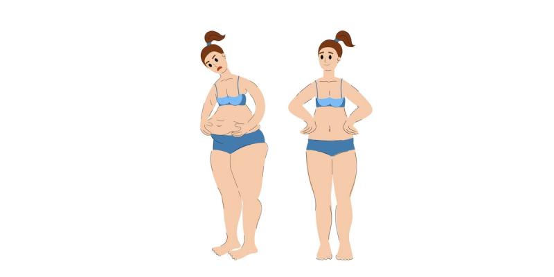 Kvinder med mavefedt - et tegn på hormonel ubalance