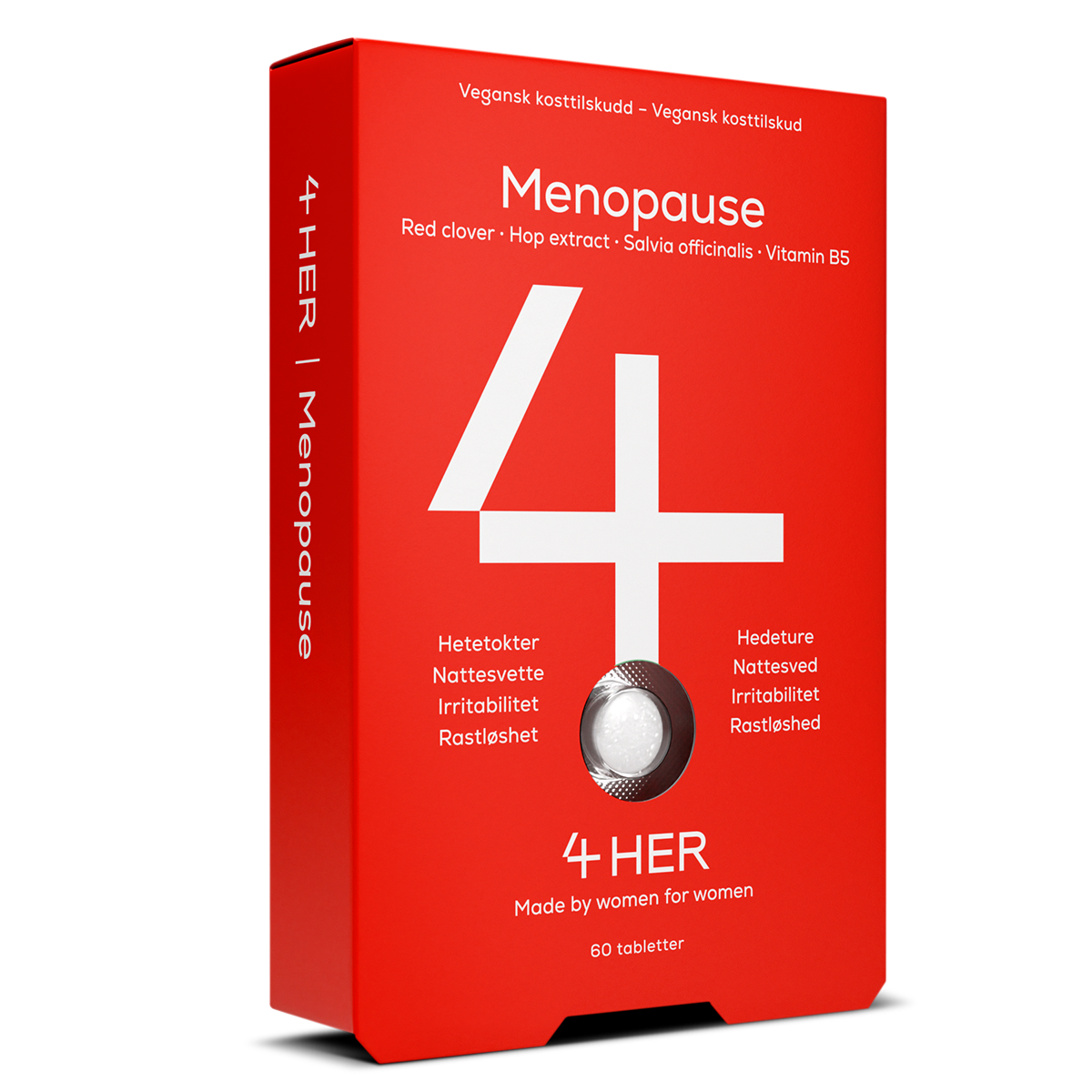 4HER Menopause - Kosttilskudd For Overgangsalderen