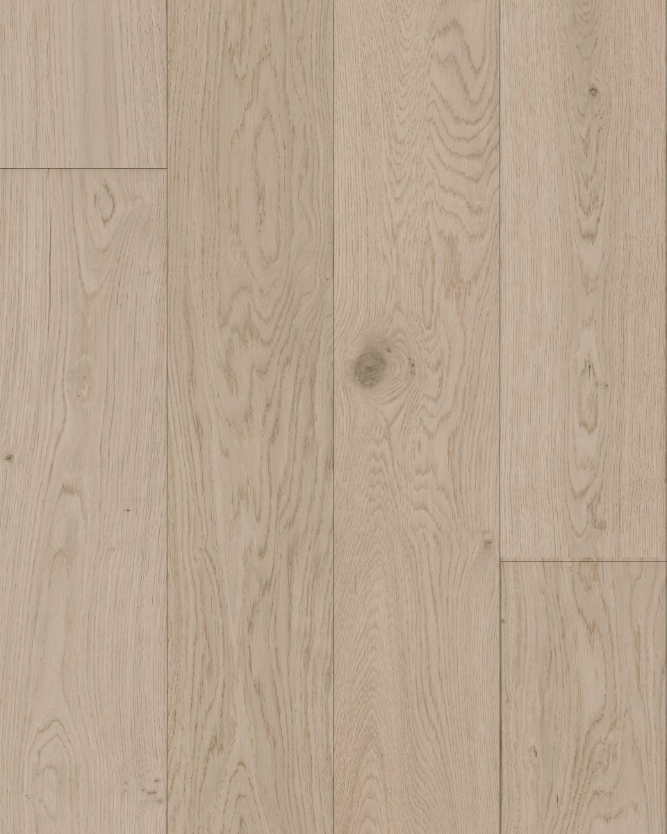 Raw Neutral engineered european oak flooring colour and grain sample.