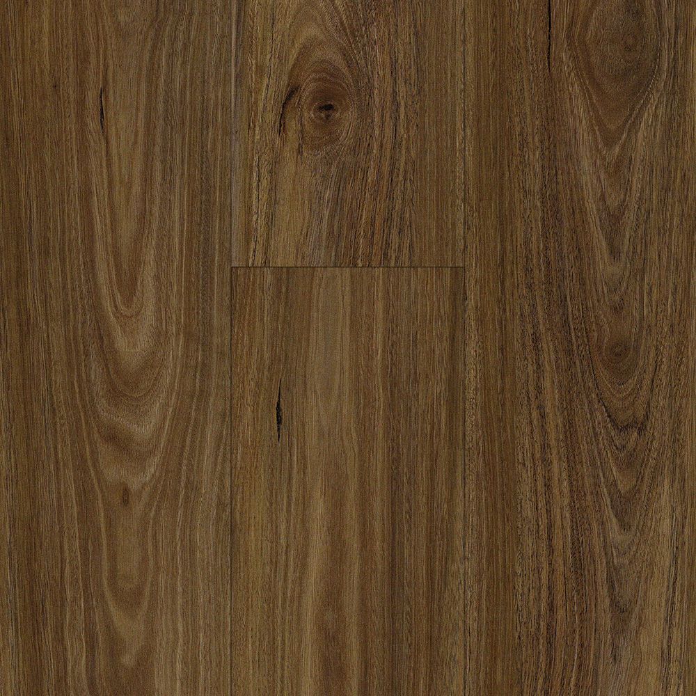 Charcoal timber-look 12 mm laminate flooring swatch