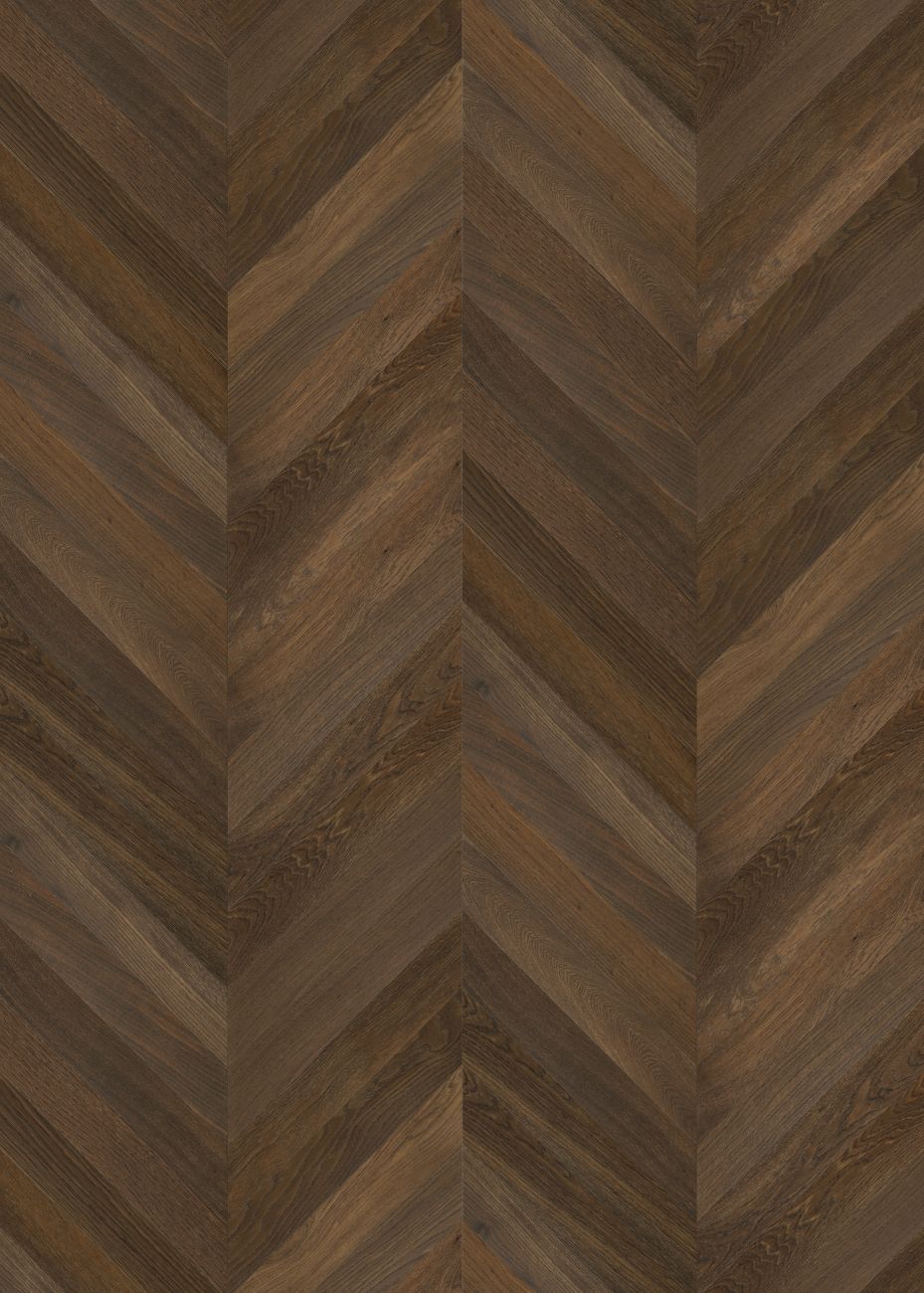 Chevron Emberwood engineered European oak flooring colour and grain sample