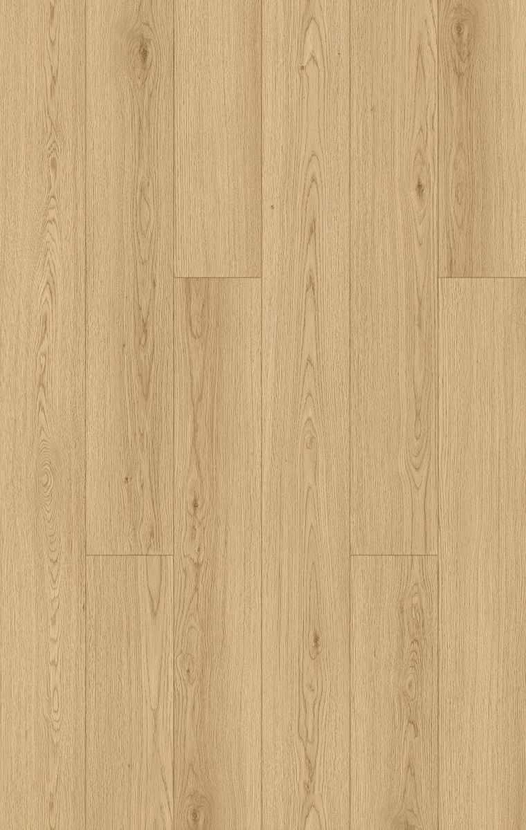 Laminate Botany Beige 12mm flooring colour and grain swatch.