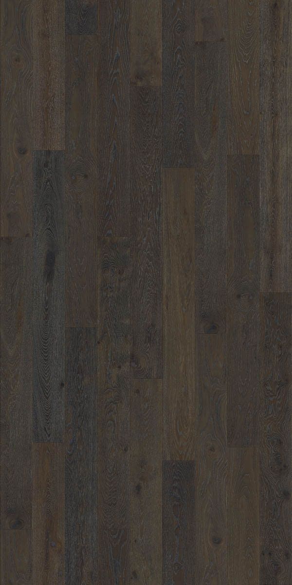 Charcoal Grey engineered european oak flooring colour and grain sample.