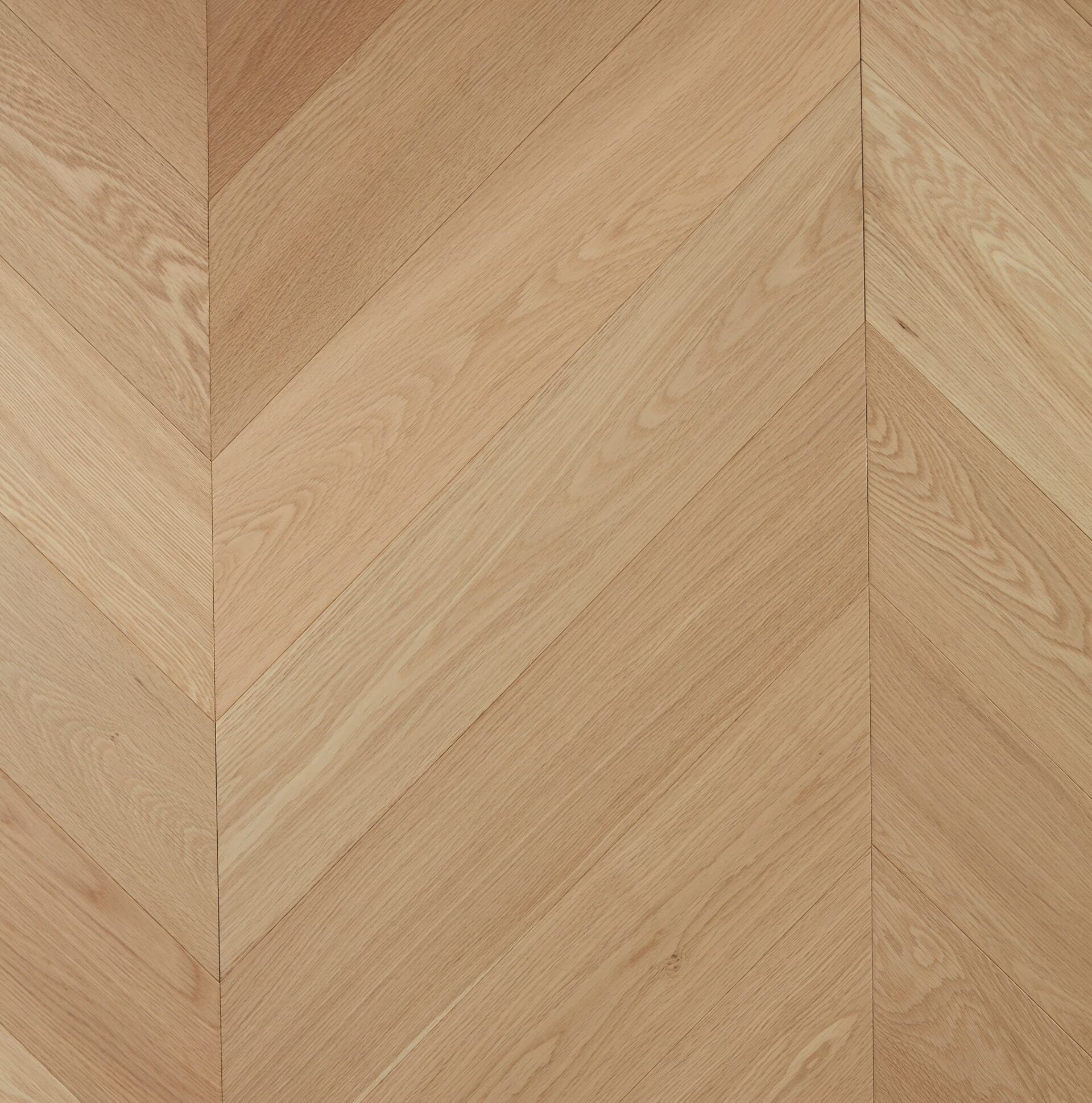 Chevron Pure Natural engineered European oak chevron flooring sample