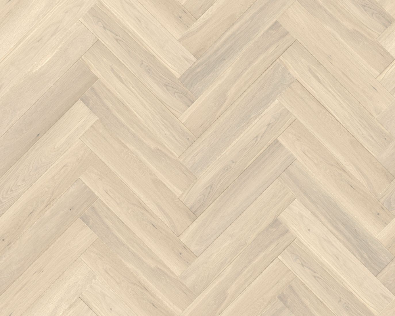 Antique White Herringbone engineered european oak flooring colour and grain sample.