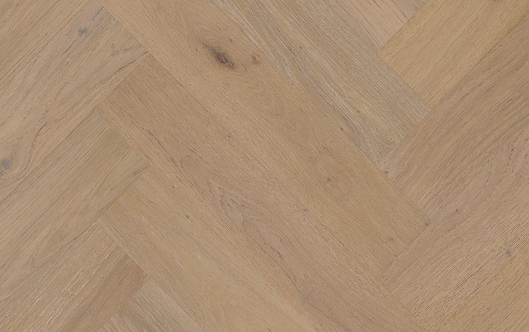 Herringbone Prescott Oak 750mm engineered European oak flooring board detail