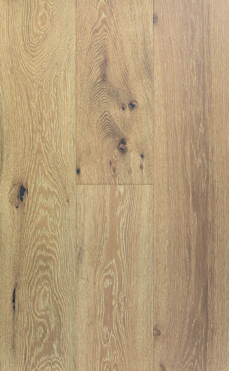 Lime Wash engineered european oak flooring colour and grain sample.