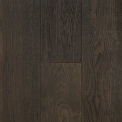 Black Caviar American Hickory engineered timber flooring sample.