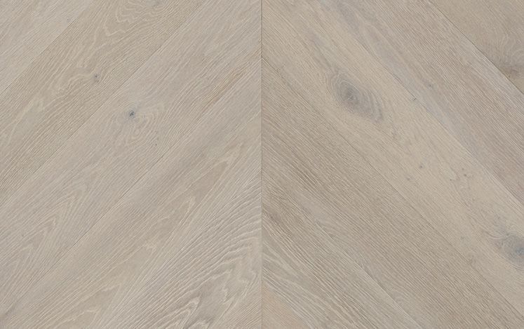 Chevron Gunsynd 900mm engineered European oak flooring board detail
