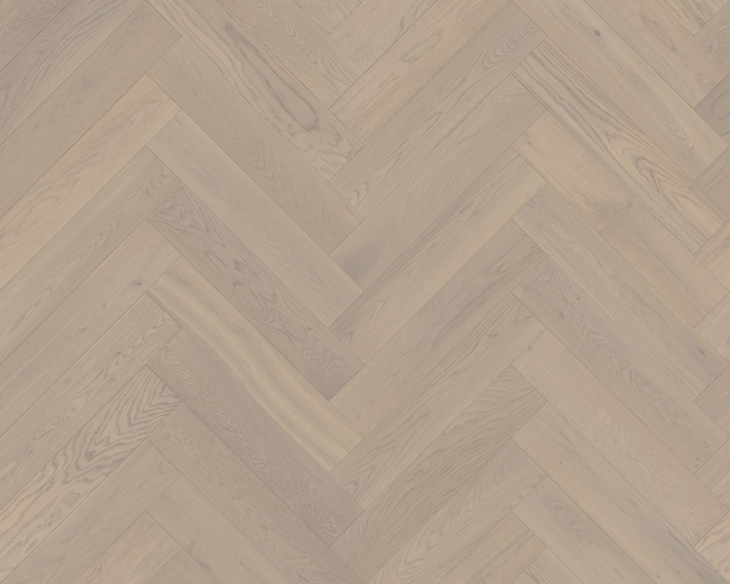 Casper White Herringbone engineered european oak flooring colour and grain sample.