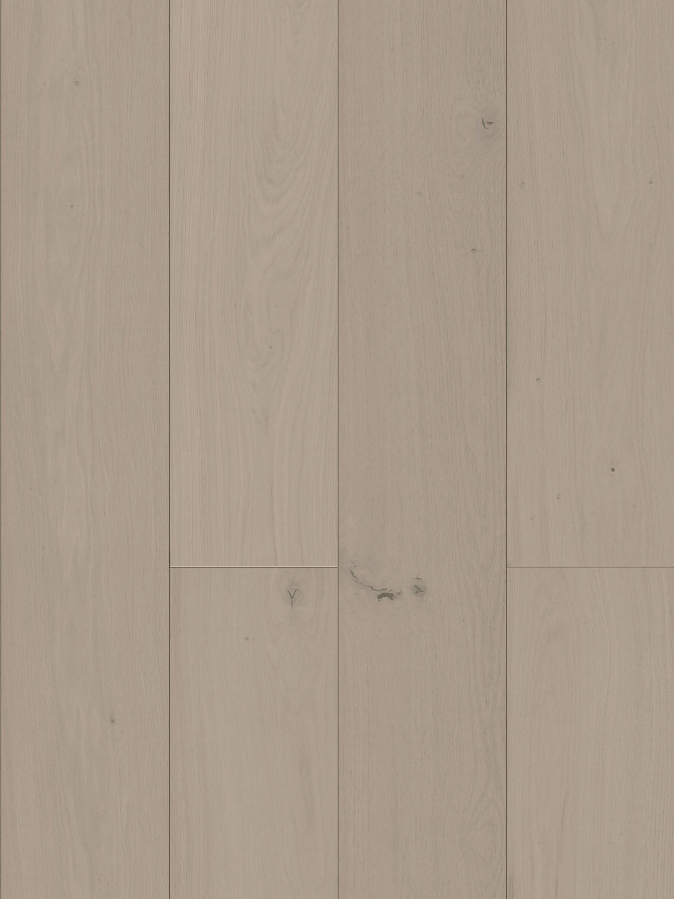 Casper White 190mm Plank engineered european oak flooring colour and grain sample.