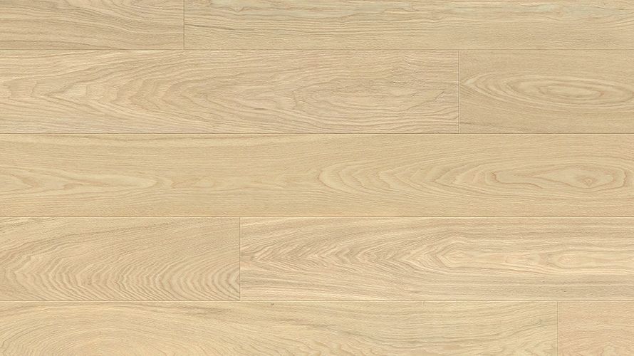 Raw Silk engineered European Oak flooring colour and grain sample.