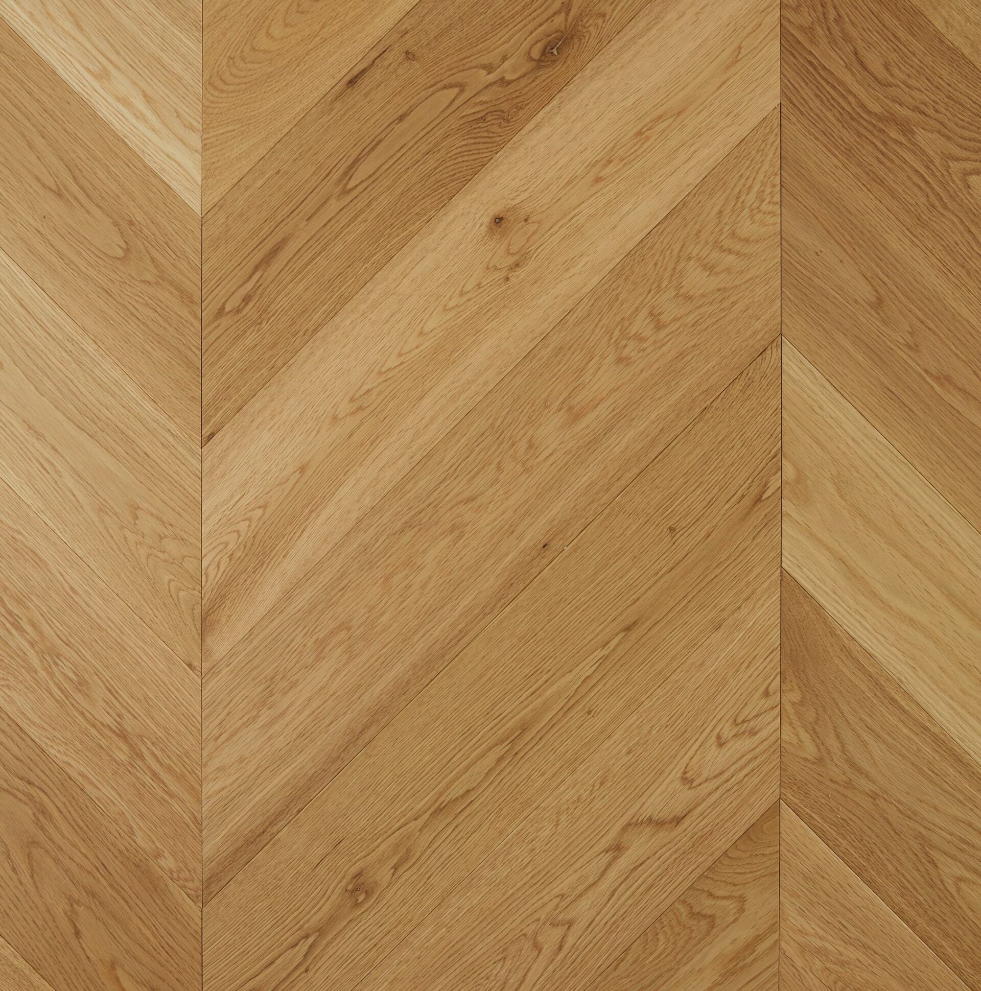 Chevron Latte engineered European oak chevron flooring sample