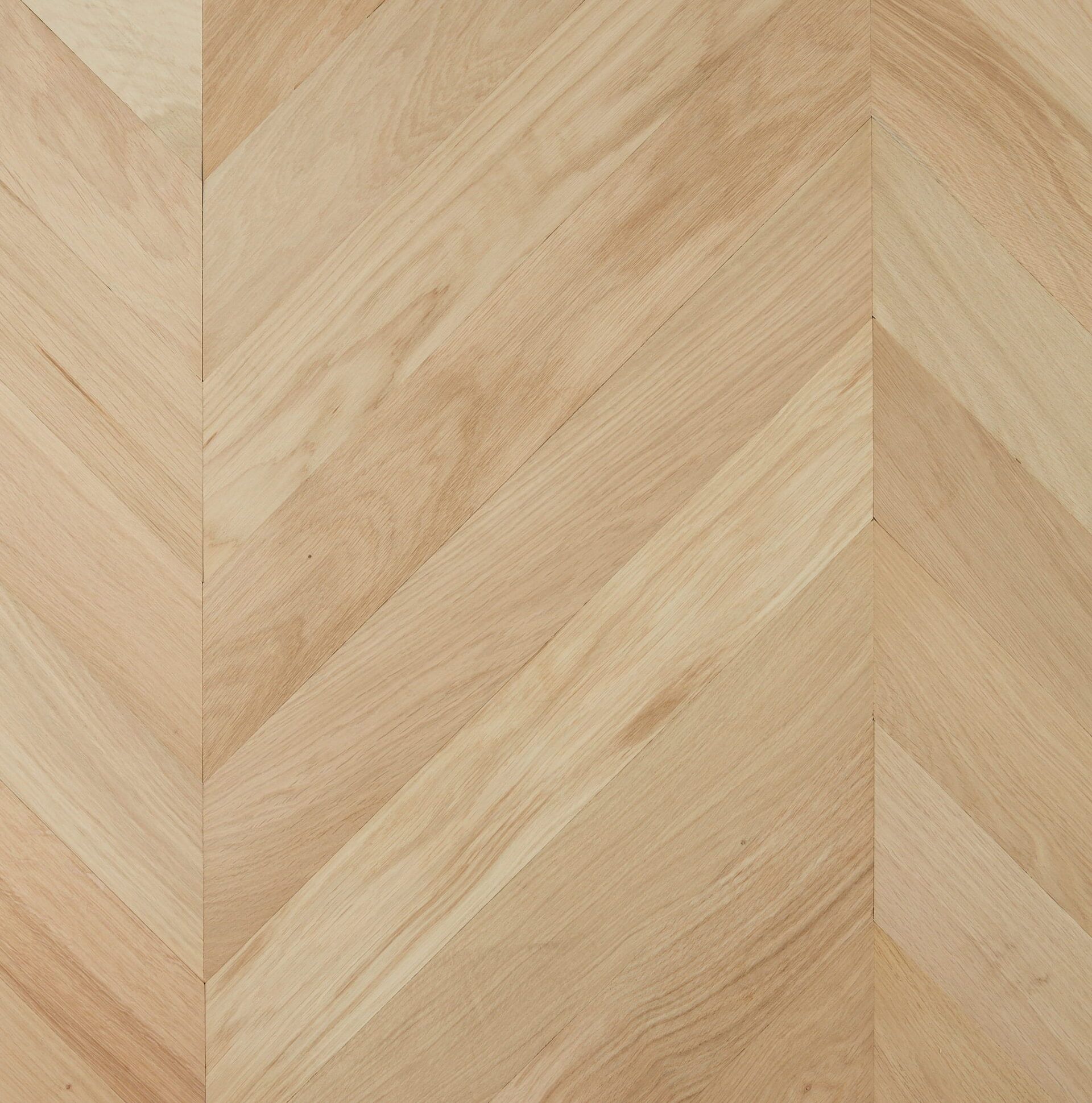 Chevron Raw engineered European oak chevron flooring sample