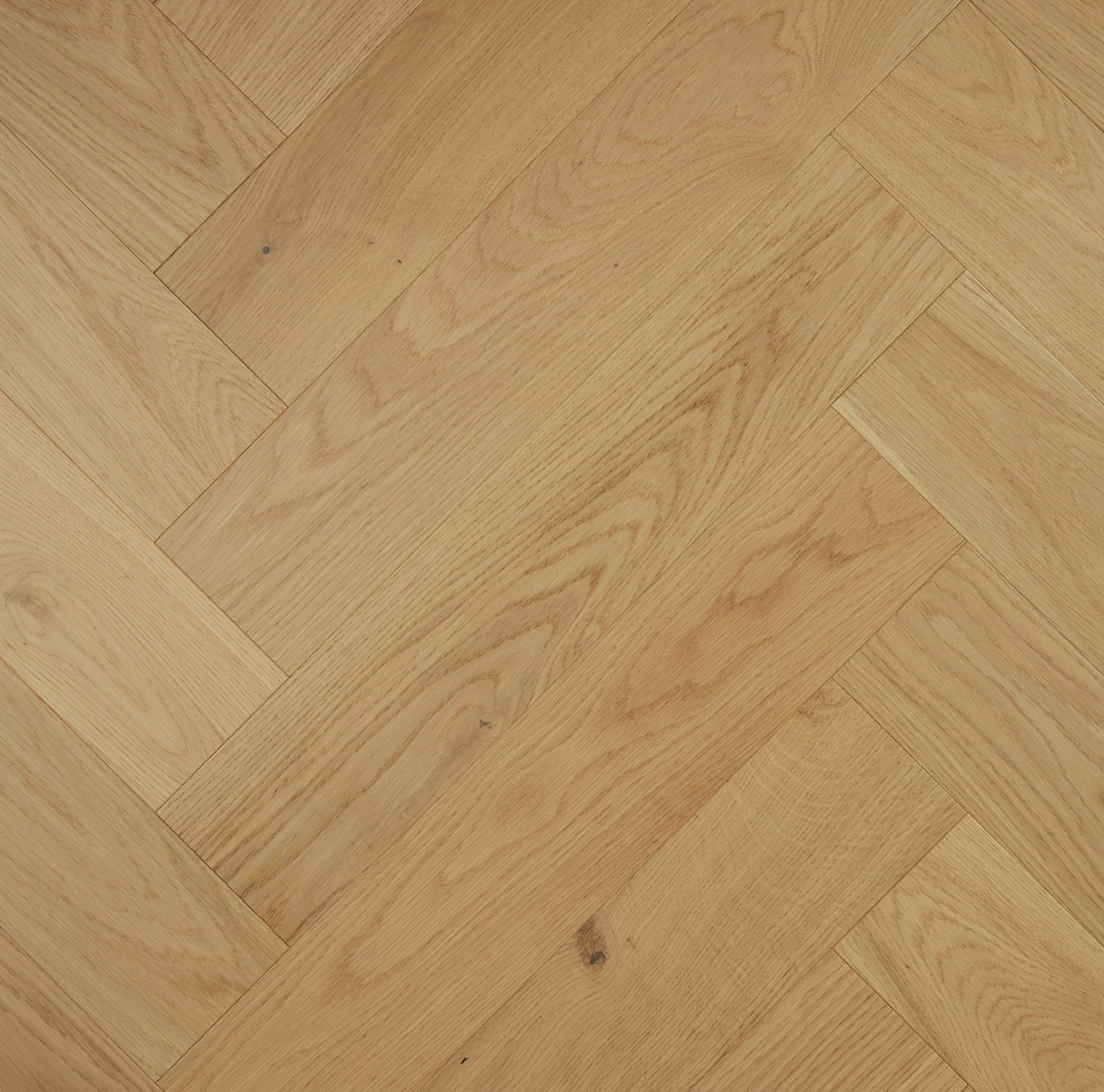 Herringbone San Remo engineered European Oak flooring colour and grain sample.