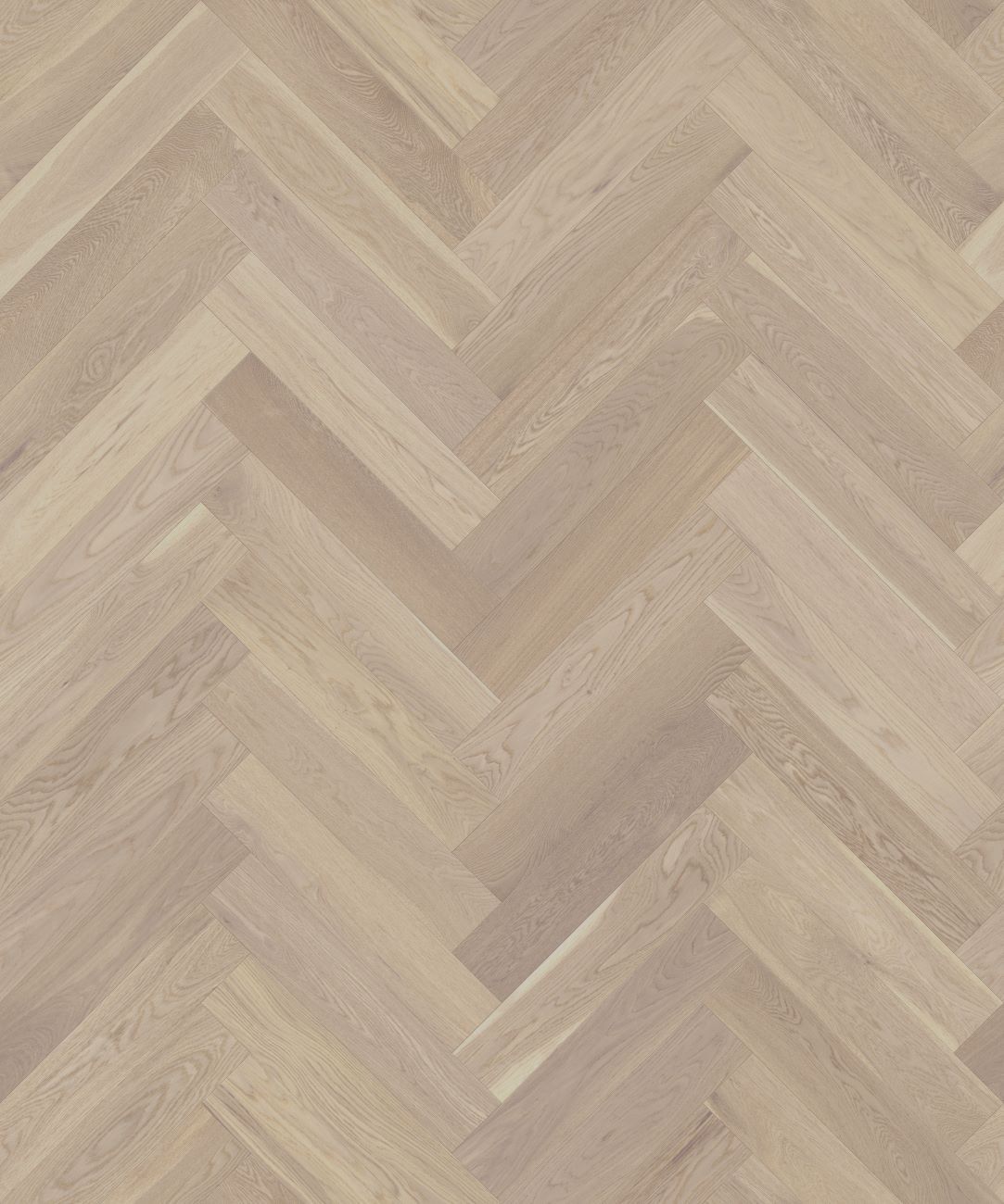 Raw Neutral Herringbone engineered european oak flooring colour and grain sample.
