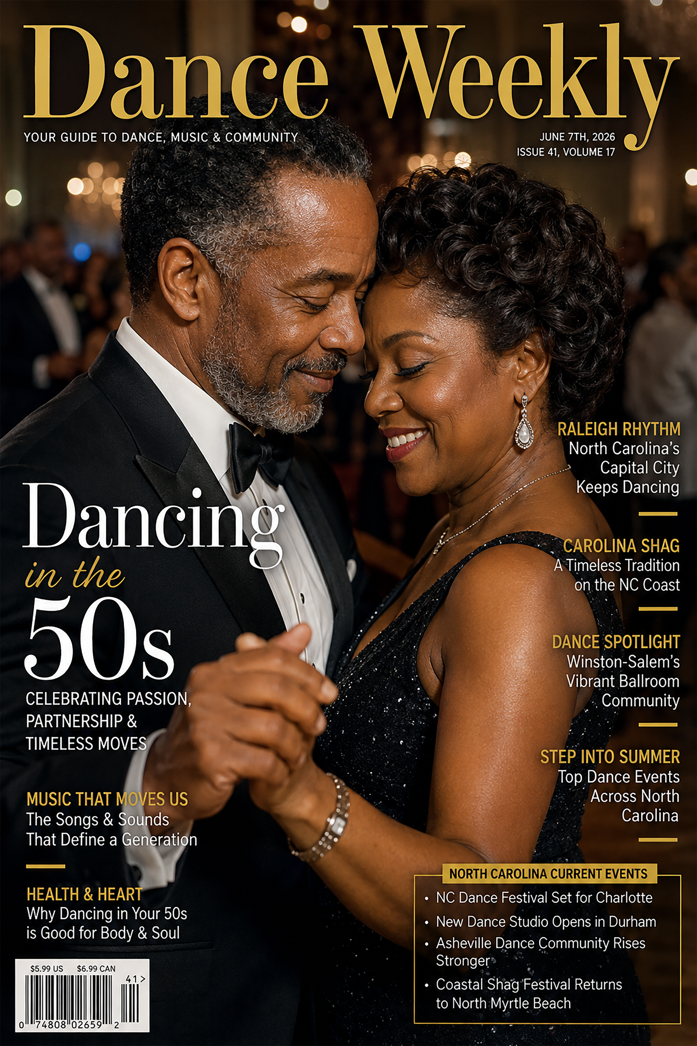 Custom magazine cover
