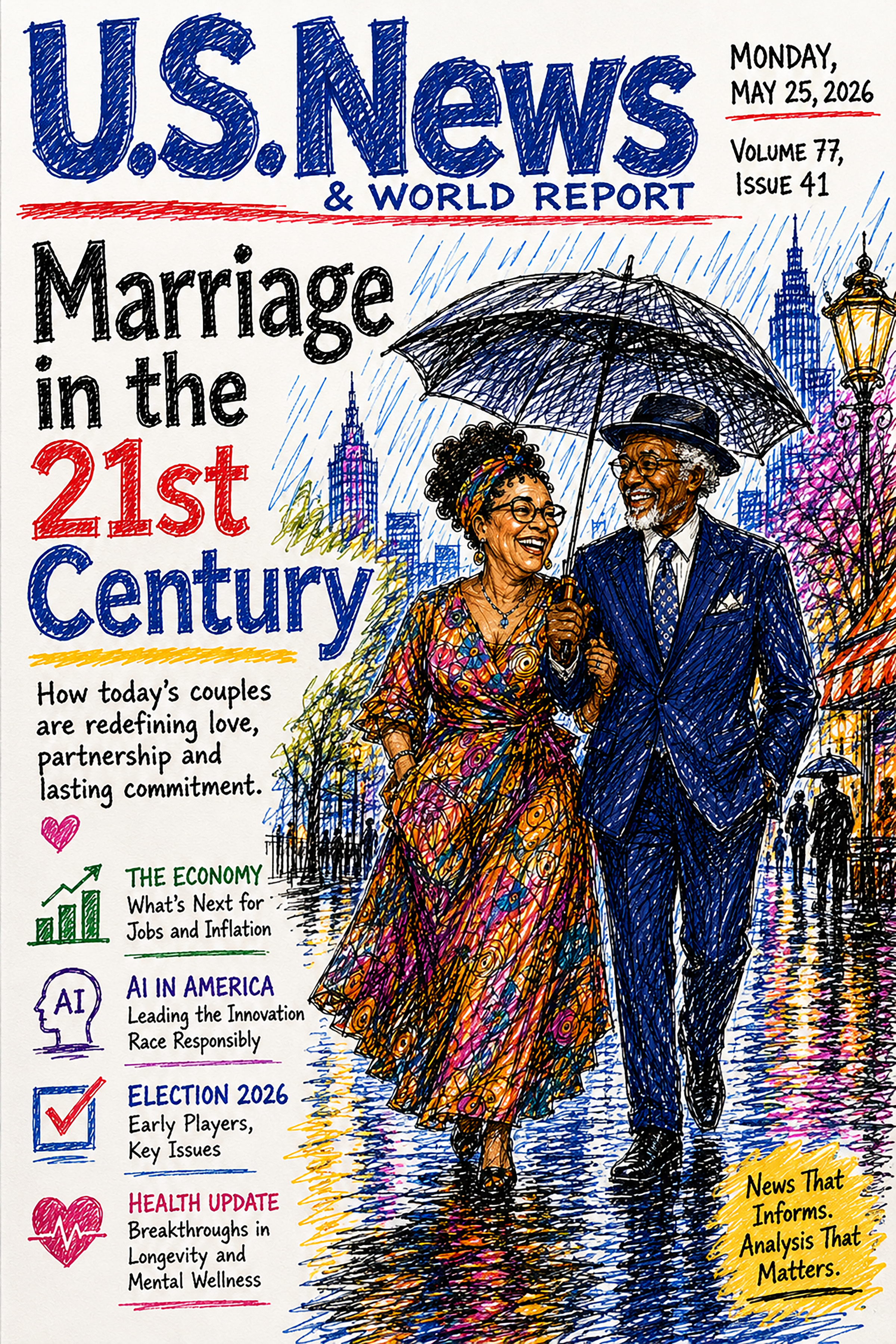 Magazine cover artwork