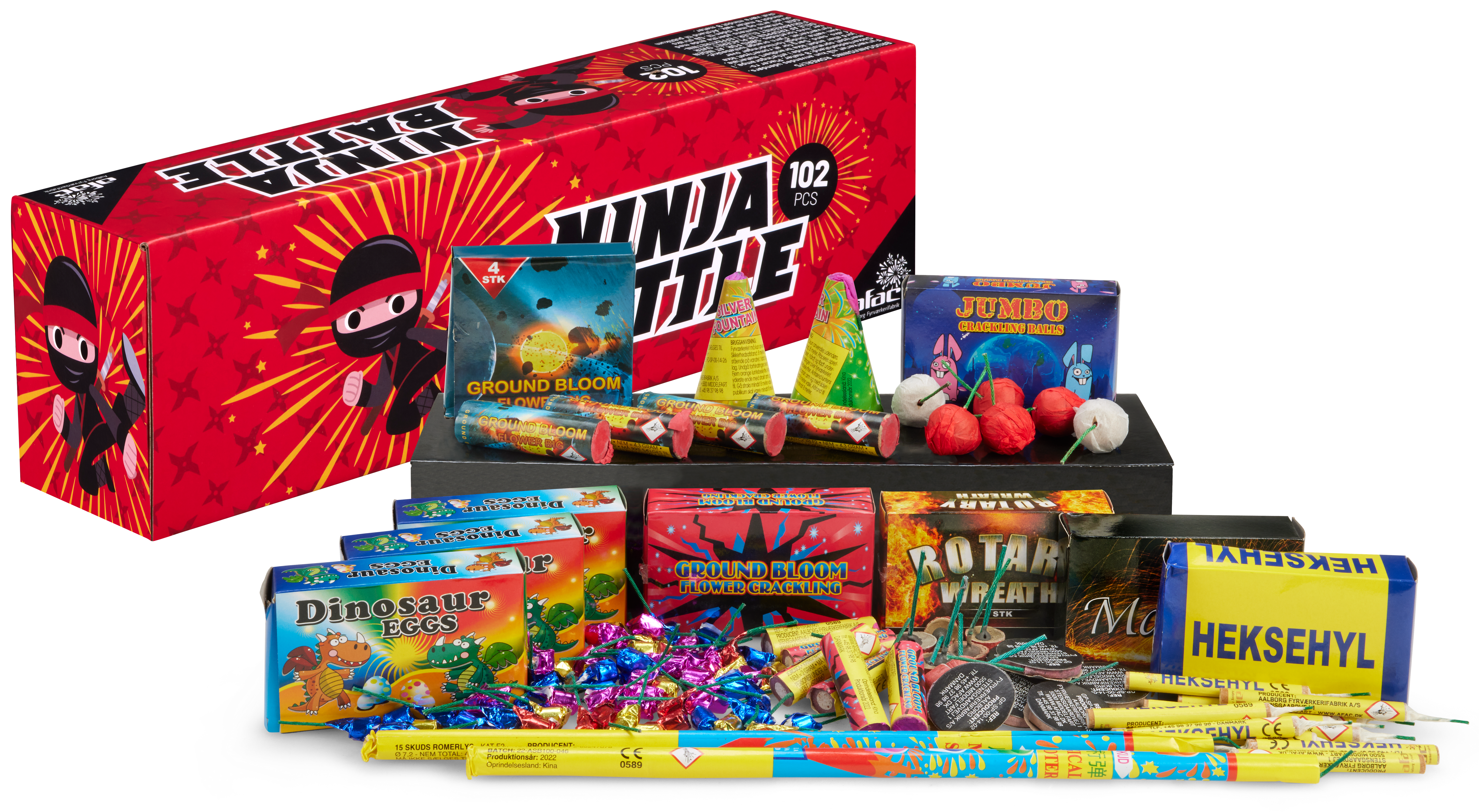 Ninja Battle, Junior Sortiment, 102 dele