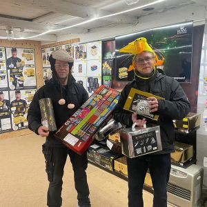 Stemningsbillede fra forhandleren