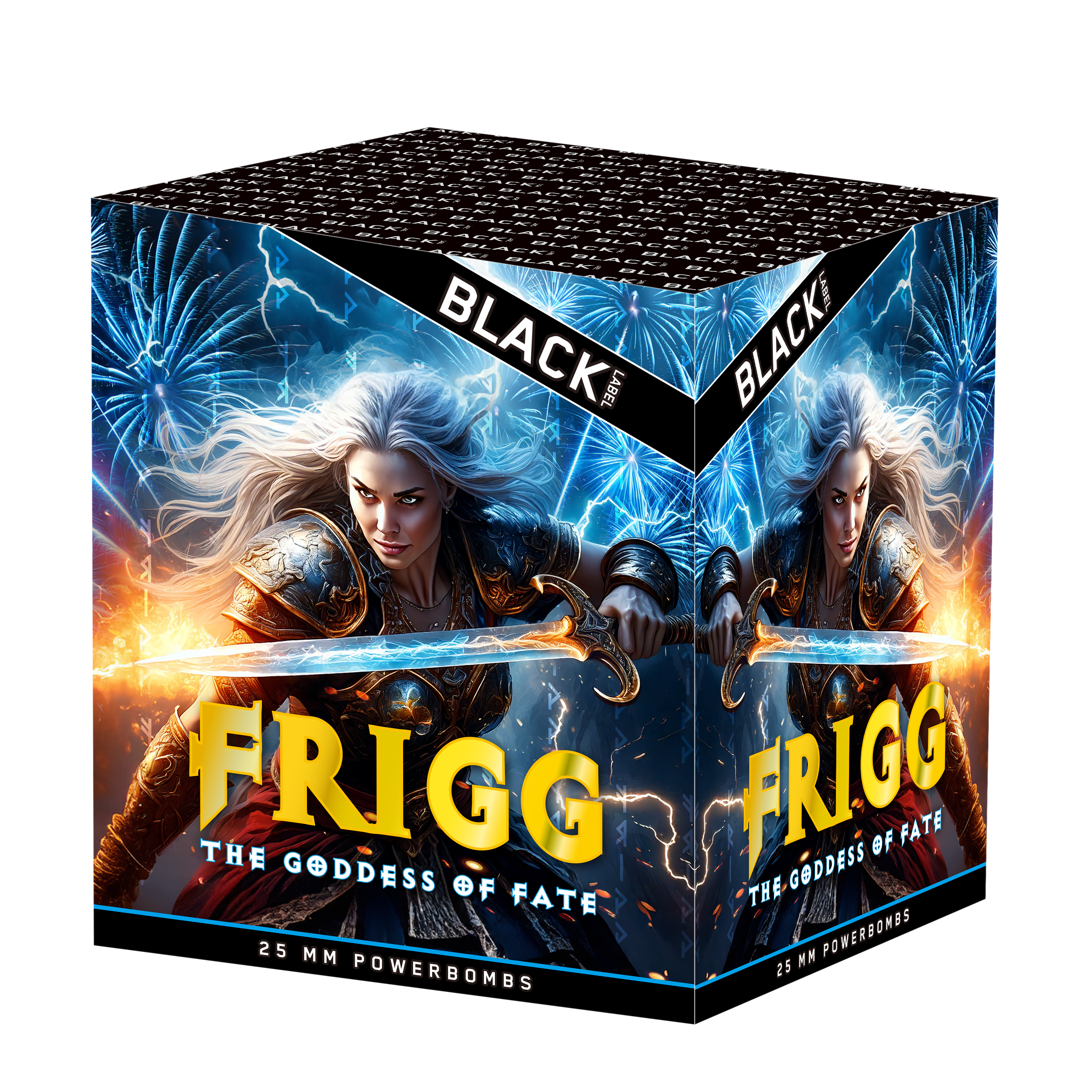 Frigg, Batteri 25 skud Ø25