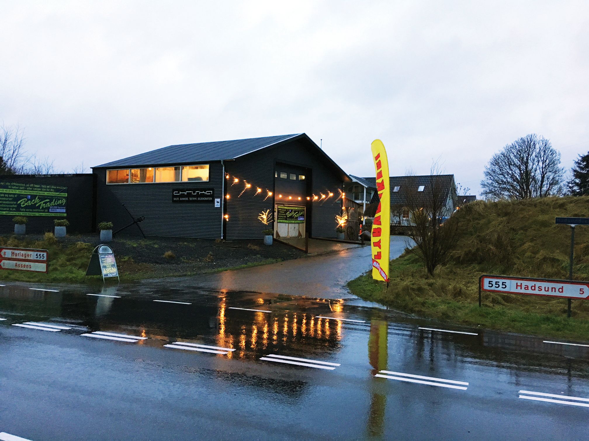 Stemningsbillede fra forhandleren