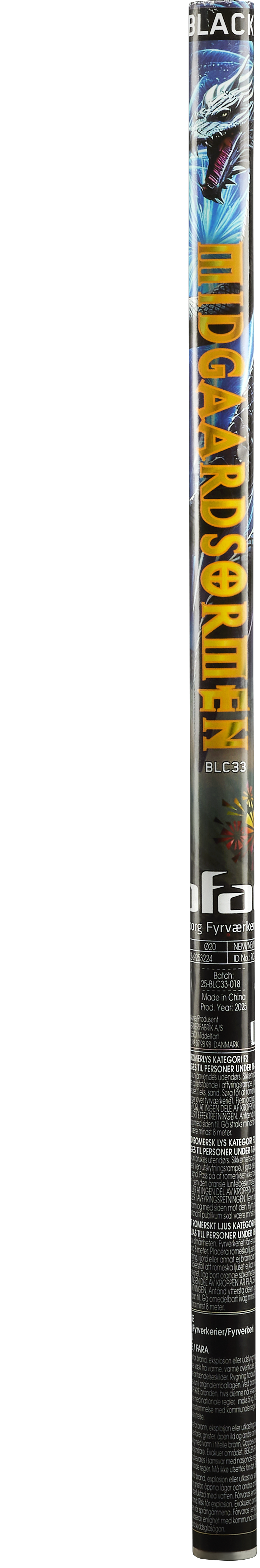 Midgårdsormen, Bomberør Ø20