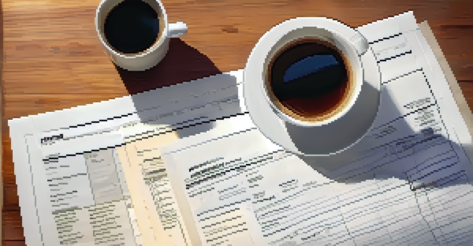 A close-up of an organized inspection report with bullet points and charts on a wooden table, illuminated by soft natural light.