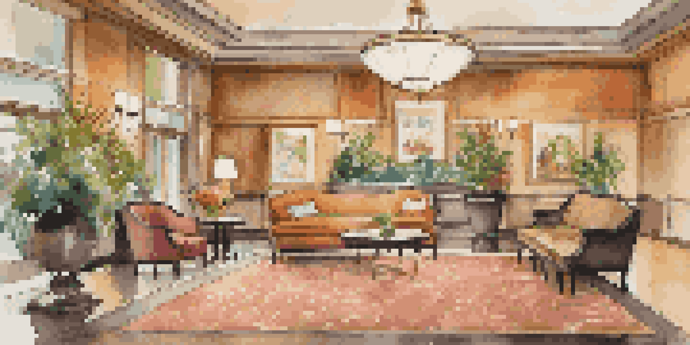 A welcoming hotel lobby with elegant furnishings and warm lighting, showcasing guests checking in and comfortable seating areas.