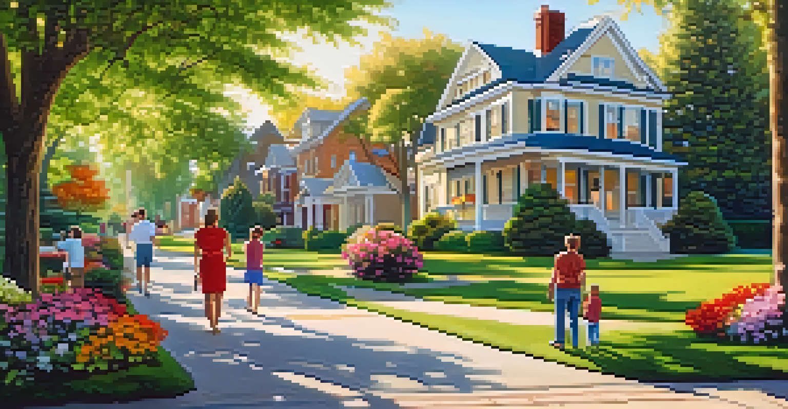 A park with families and homes in the background, emphasizing the significance of location in real estate.