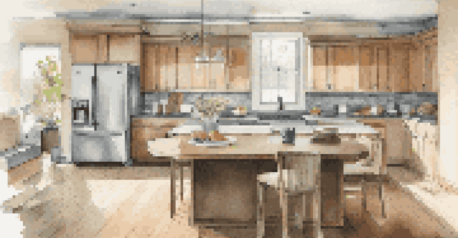 A kitchen under renovation with new cabinetry and backsplash, filled with natural light.