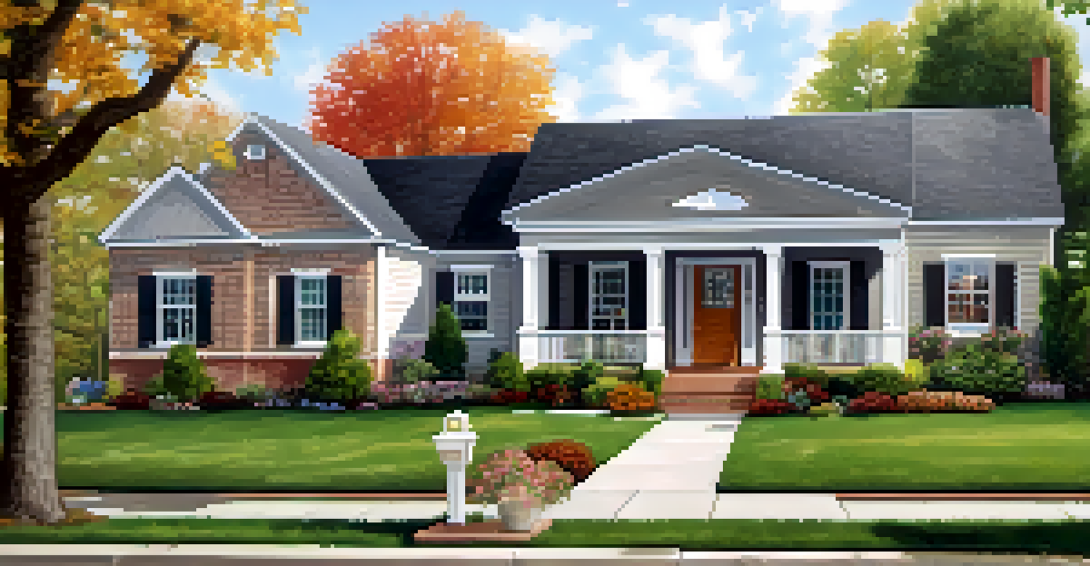 A modern family home with a beautiful yard, near a well-known school.