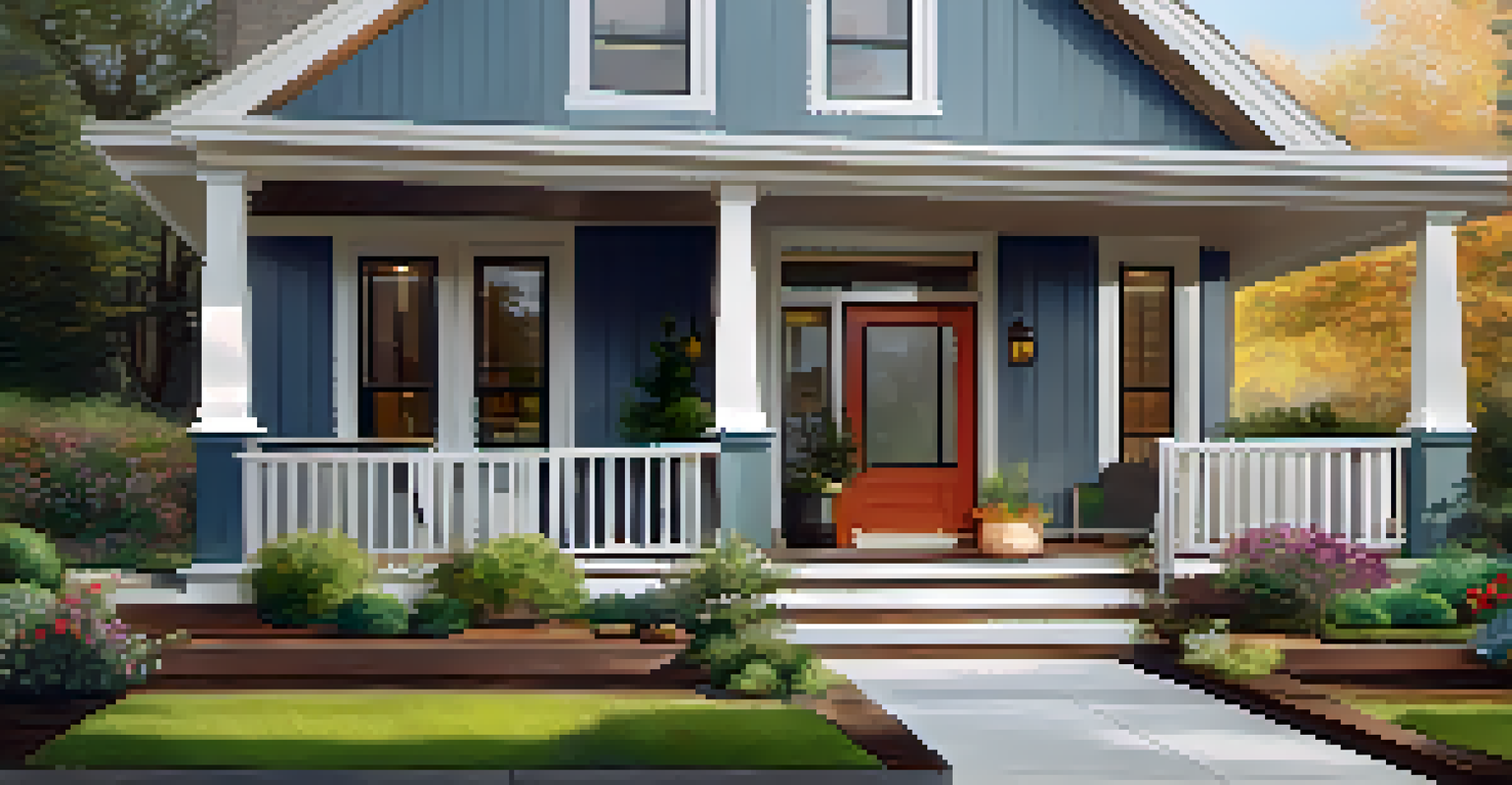 A welcoming home entrance with a ramp and wide doorways, designed for accessibility in multi-generational living.