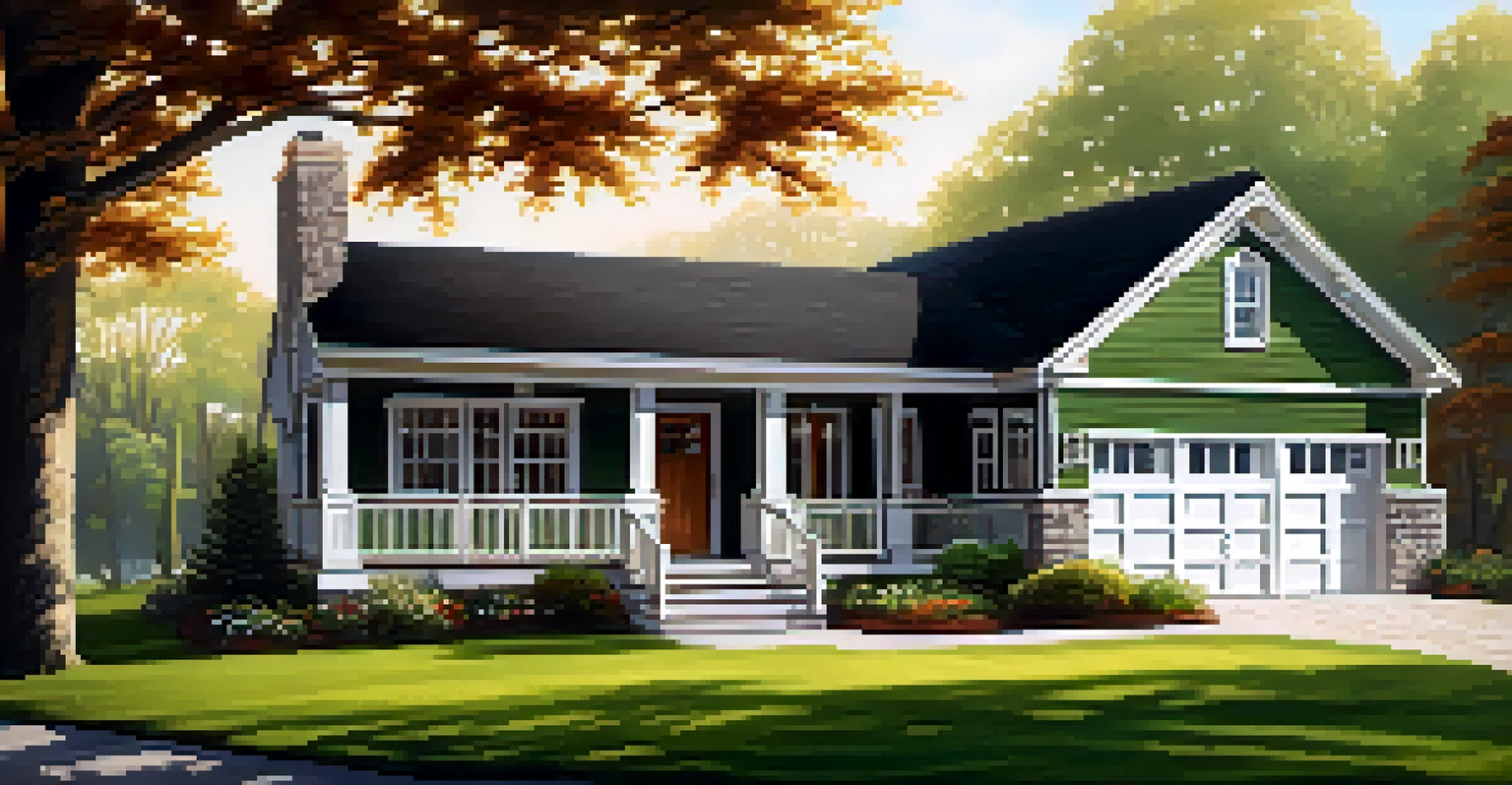 A home with rich cedar wood siding, a green lawn, and decorative landscaping, illuminated by sunlight.